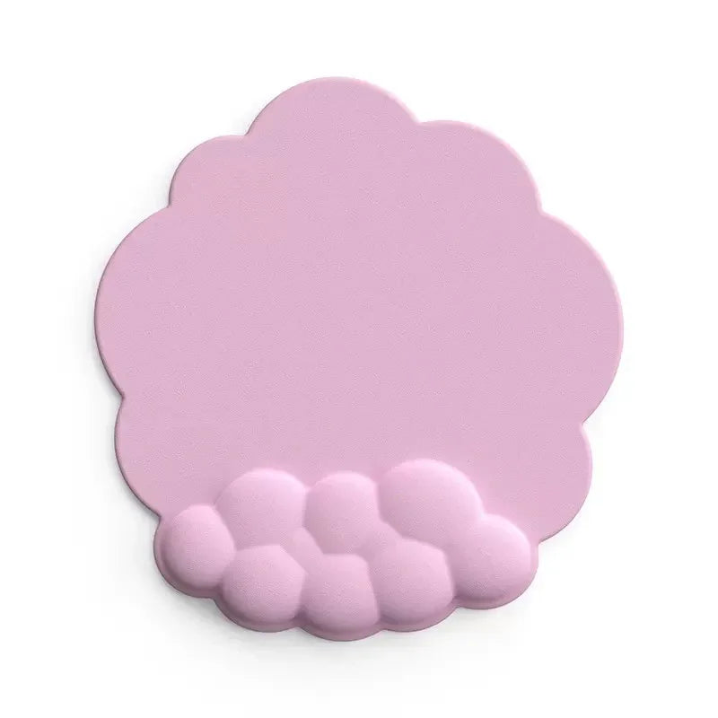Cloud Keyboard Hand Wrist Rest Memory Foam Silicone Leather Mouse Pad Wristband Pad - Deskneko