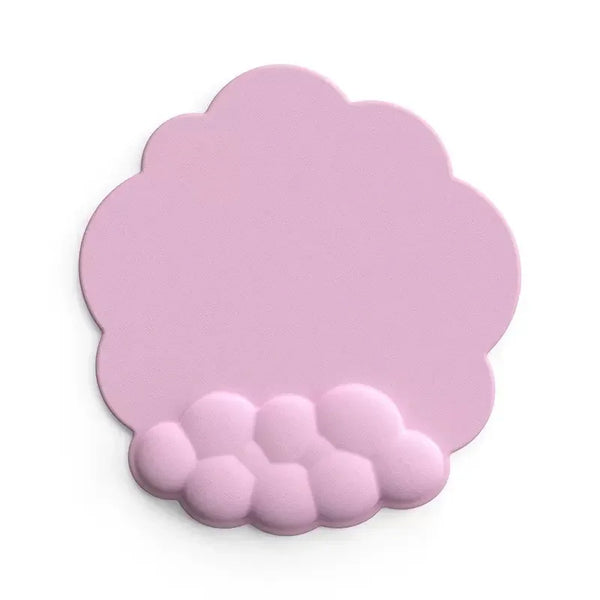 Cloud Keyboard Hand Wrist Rest Memory Foam Silicone Leather Mouse Pad Wristband Pad - Deskneko