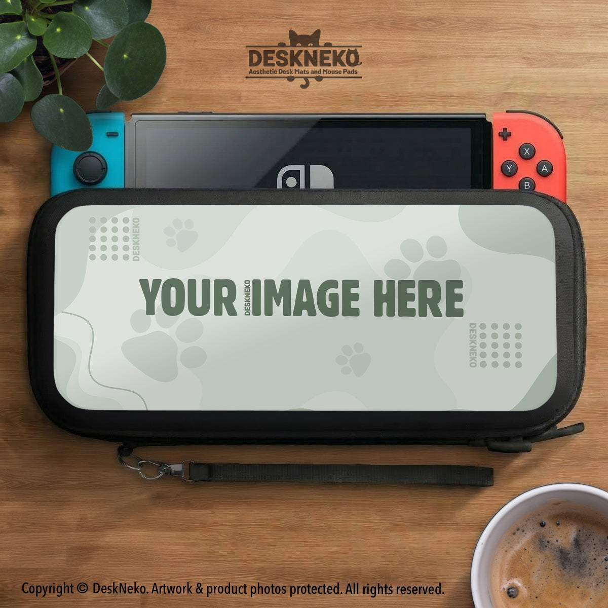Custom Switch Case for Switch 2 and Switch 1 - Nintendo Switch Accessories - Deskneko - Switch Accessories