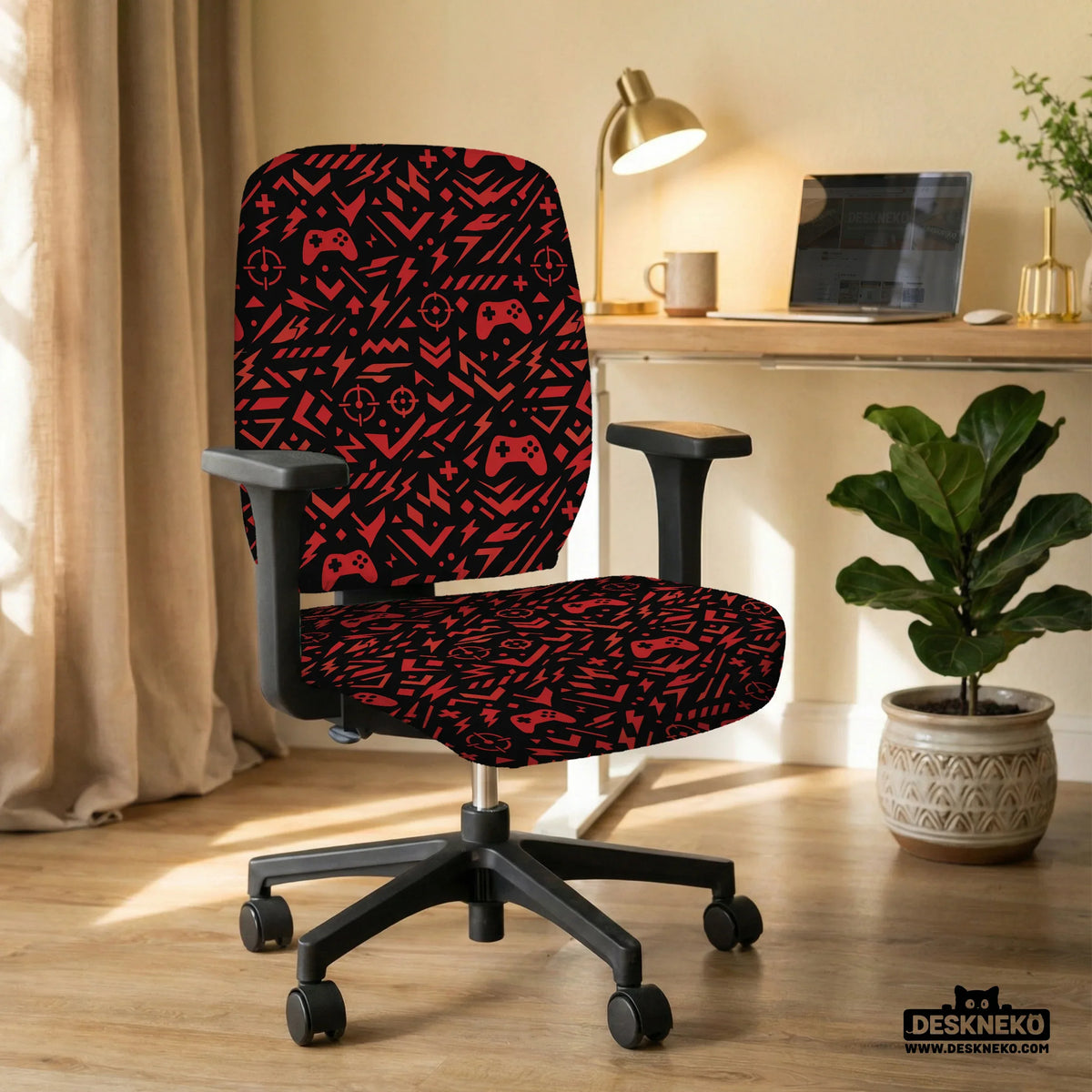 Red Gaming Chair Cover - Deskneko