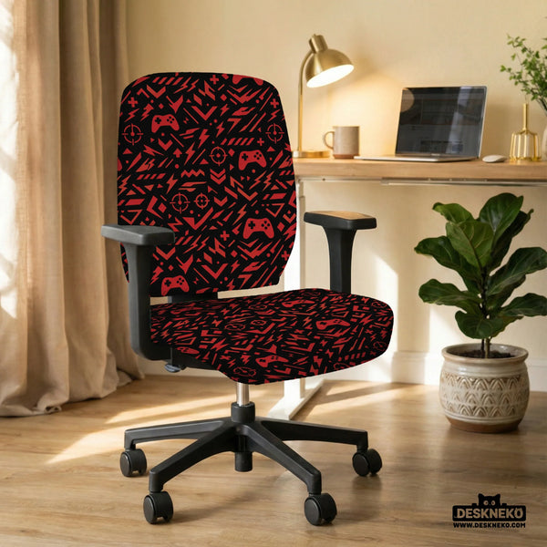Red Gaming Chair Cover - Deskneko