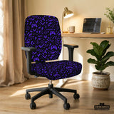 Purple Chair Cover - Deskneko