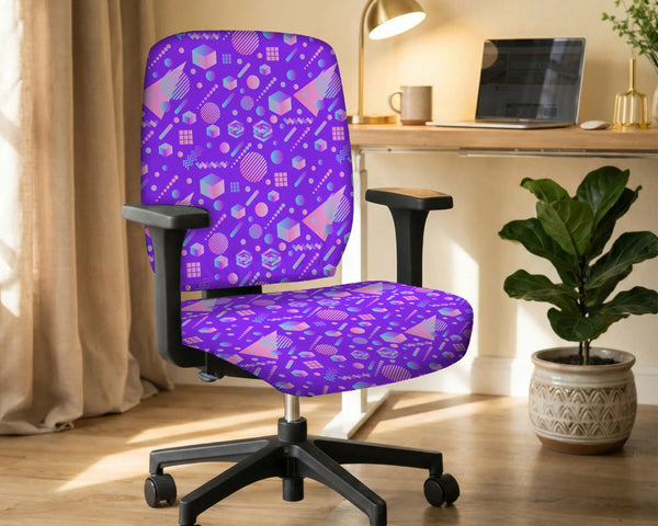 Geometric Chair Cover - Deskneko