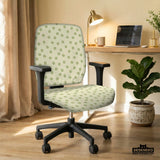 Green Floral Chair Cover - Deskneko