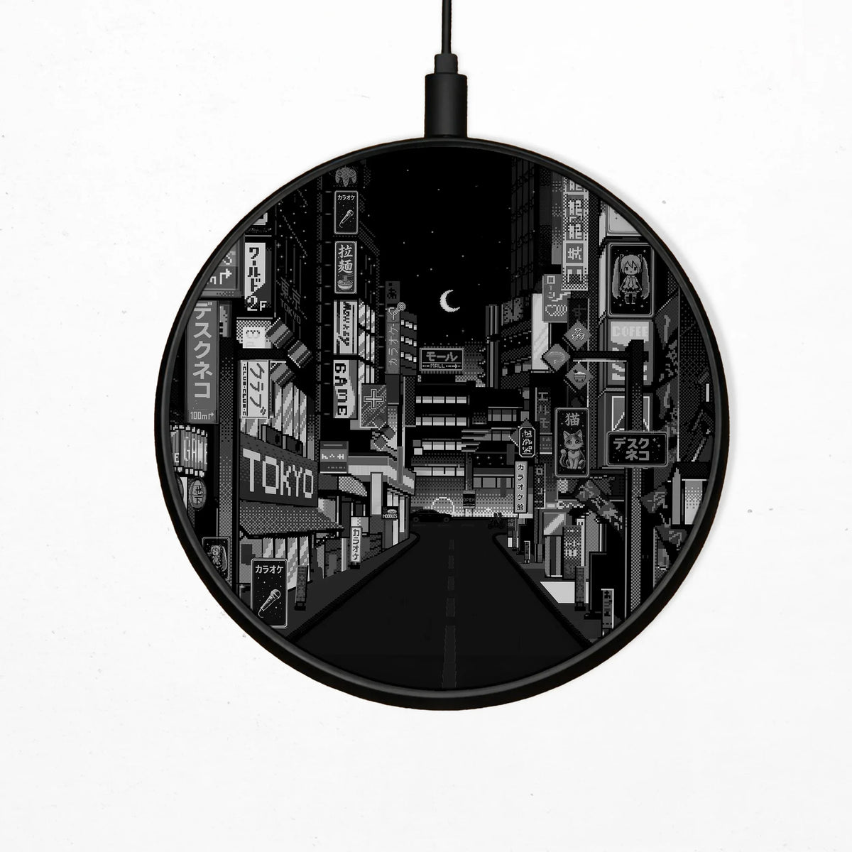 Tokyo Pixel Night Wireless Charger - Deskneko