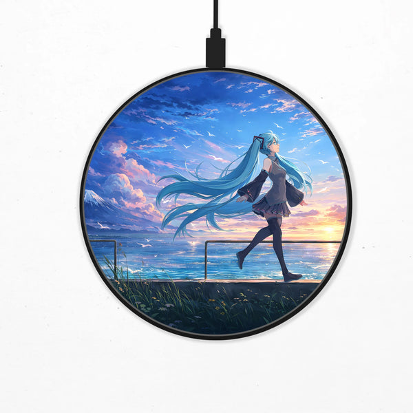 Anime Sunset Wireless Charger - Deskneko