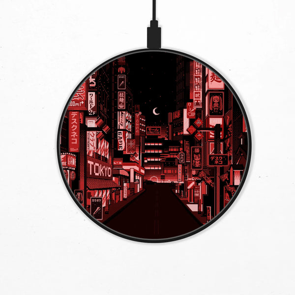 Tokyo Neon Wireless Charger - Deskneko