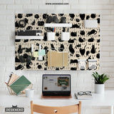 Black Cats Pegboard - Deskneko