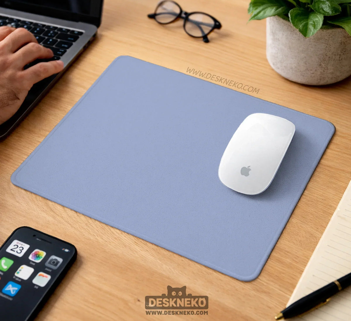 Periwinkle Blue Mousepad - Deskneko