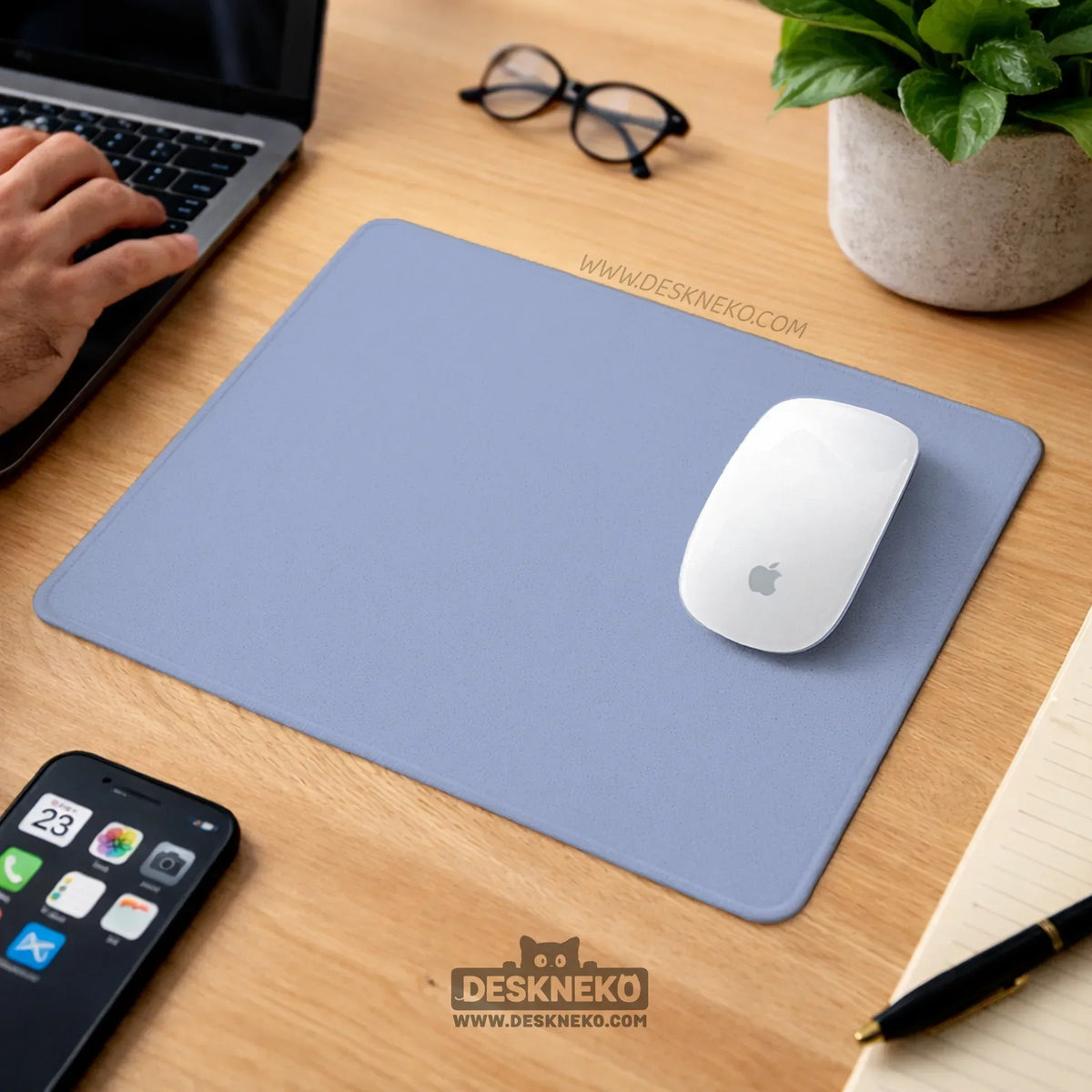 Periwinkle Blue Mousepad - Deskneko