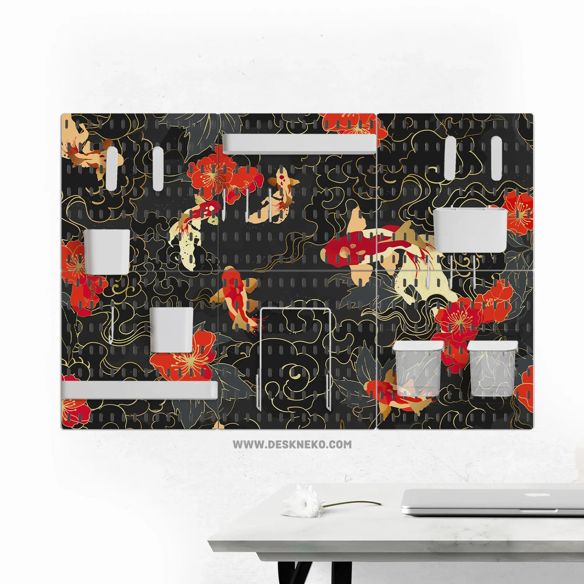 Koi Fish Pegboard Set - Deskneko