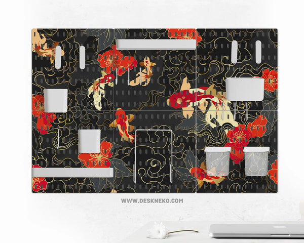 Koi Fish Pegboard Set - Deskneko