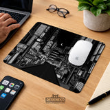 Black White Tokyo Desk Mat - Deskneko