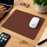 Ergonomic Mahogany Mousepad with Wrist Rest for Office and Gaming - Deskneko