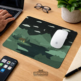 Cozy Cats Mountain Landscape Desk Mat Mousepad XXL - Deskneko