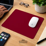 Burgundy Desk Mat for Gaming and Office Desks | Premium Mousepad - Deskneko