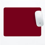 Burgundy Desk Mat for Gaming and Office Desks | Premium Mousepad - Deskneko