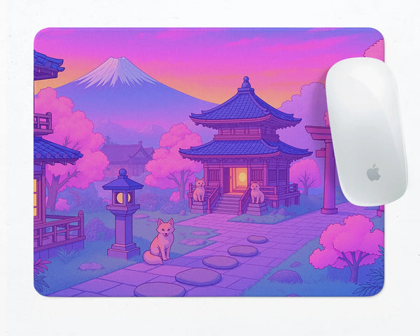 Pastel Sakura Anime Mousepad - Deskneko