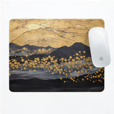 Gold Abstract Mousepad - Deskneko