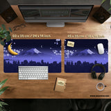 Blue Mount Fuji Desk Mat Mousepad - Desk Mat - Deskneko - Desk Mats & Mousepads