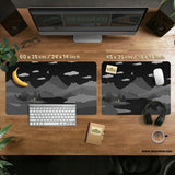 Midnight Cat Mountains Mousepad - Deskneko