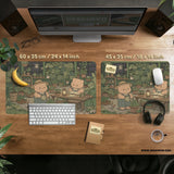 Kawaii Bear Desk Mat XXL Extended Mousepad for Keyboard and Desk - Deskneko