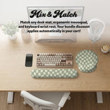 Green Checker Desk Mat - Desk Mat - Deskneko - Desk Mats & Mousepads