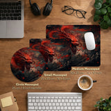 Crimson Red Dragon Desk Mat Mousepad - Desk Mat - Deskneko - Desk Mats & Mousepads