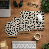Black Cat Desk Mat, Cute XL Mousepad for Cozy Office and Gaming Setup - Deskneko