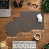Cocoa Brown Minimalist - Deskneko