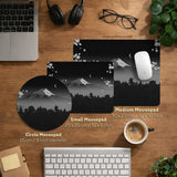 Black Mount Fuji Desk Mat - Deskneko