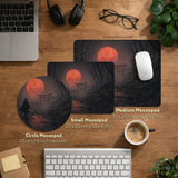 Crimson Samurai Eclipse Desk Mat Mousepad - Deskneko