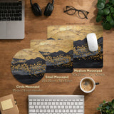 Gold Abstract Mousepad - Deskneko