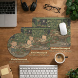 Kawaii Bear Desk Mat XXL Extended Mousepad for Keyboard and Desk - Deskneko