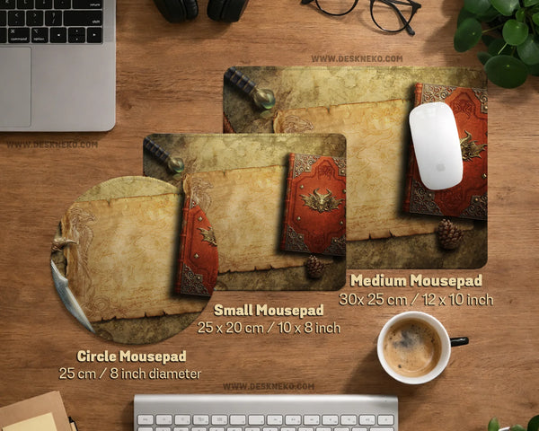 Fantasy Map Deskmat Mousepad, - Deskneko
