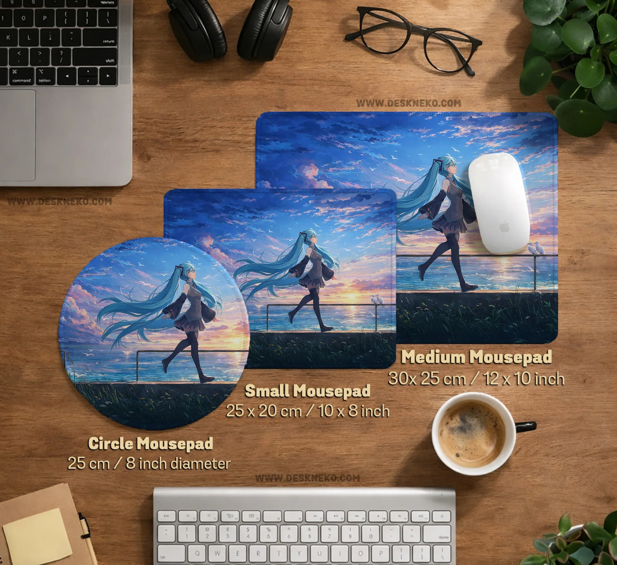 Anime Girl Landscape - Deskneko