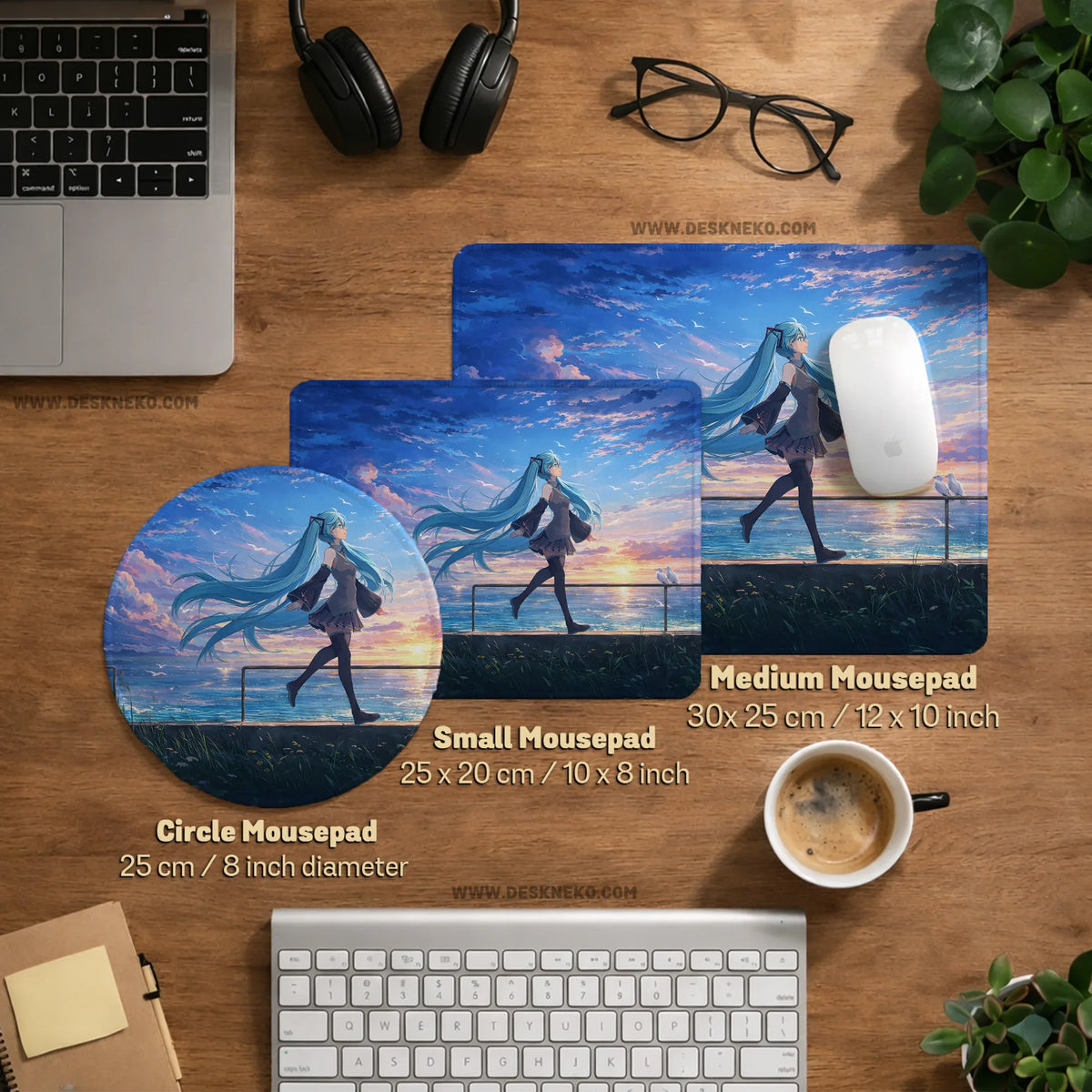 Anime Girl Landscape - Deskneko