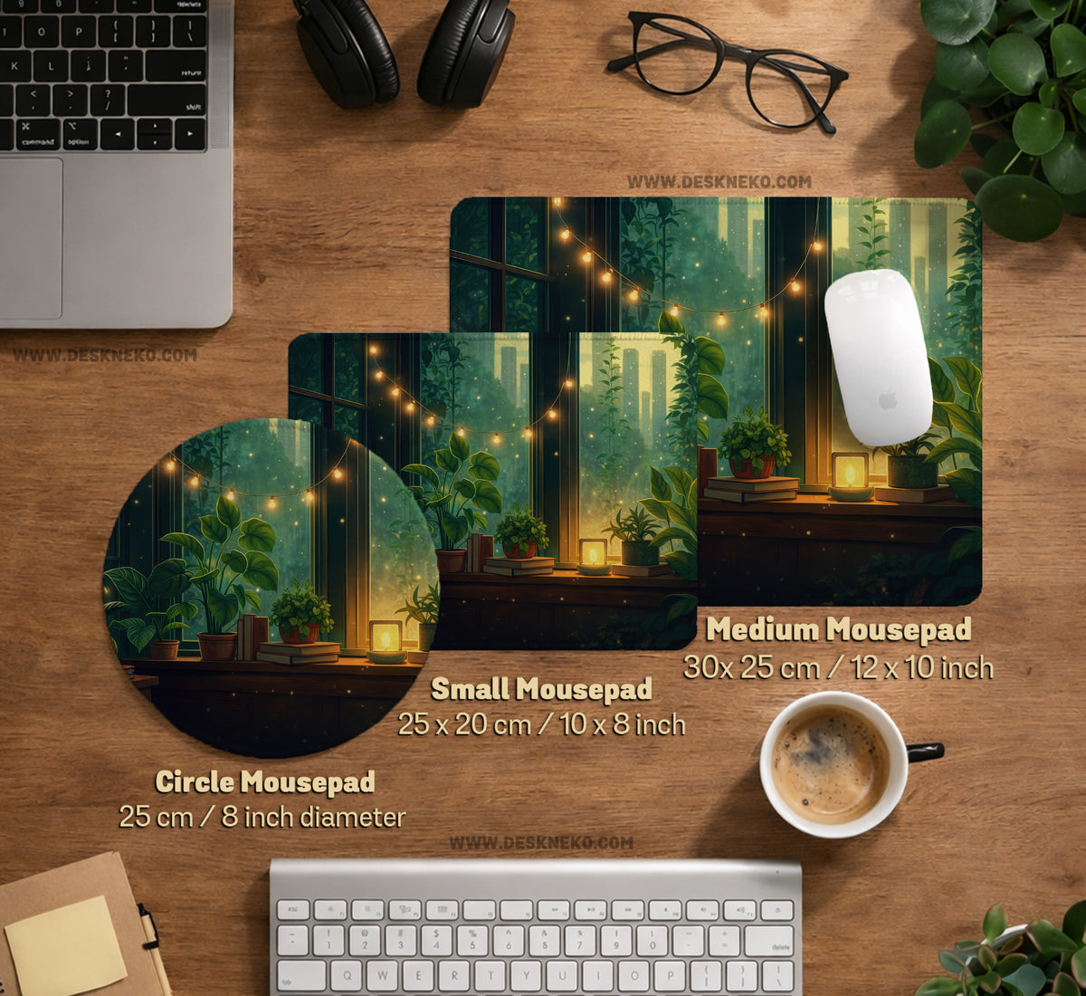 Lofi Aesthetic Desk Mat Mousepad - Desk Mat - Deskneko - Desk Mats & Mousepads
