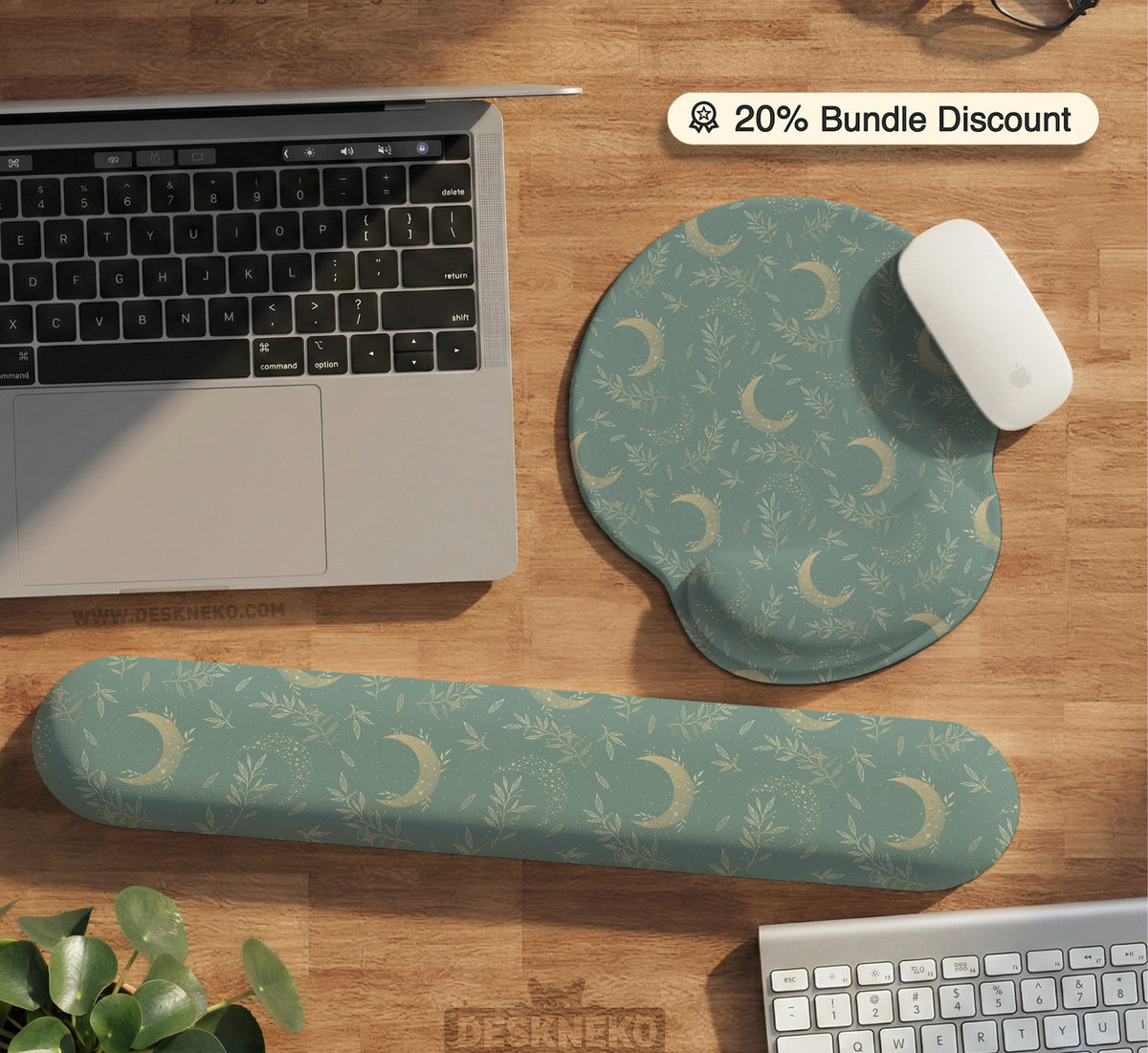Celestial Moon Desk Mat - Desk Mat - Deskneko - Desk Mats & Mousepads