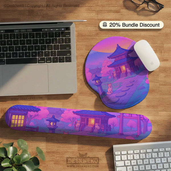 Pastel Sakura Anime Mousepad - Deskneko