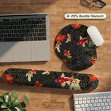 Koi Fish Ergonomic Mousepad Set - Deskneko