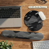 Midnight Cat Mountains Ergonomic Mousepad - Deskneko