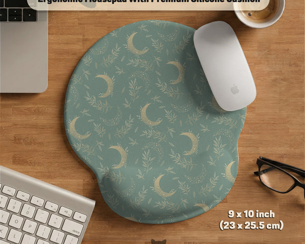 Celestial Moon Ergonomic Wrist Rest Set - Ergonomic Mousepads & Wrist Rests - Deskneko - Mousepads & Wrist Rests