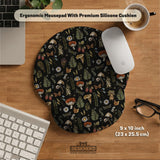 Woodland Pattern Wrist Rest - Ergonomic Mousepads & Wrist Rests - Deskneko - Mousepads & Wrist Rests