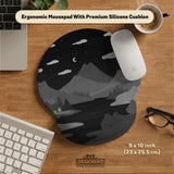 Midnight Cat Mountains Mousepad - Deskneko