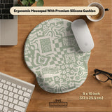 Positive Affirmations Ergonomic Mouse & Wrist Rest - Ergonomic Mousepads & Wrist Rests - Deskneko - Mousepads & Wrist Rests