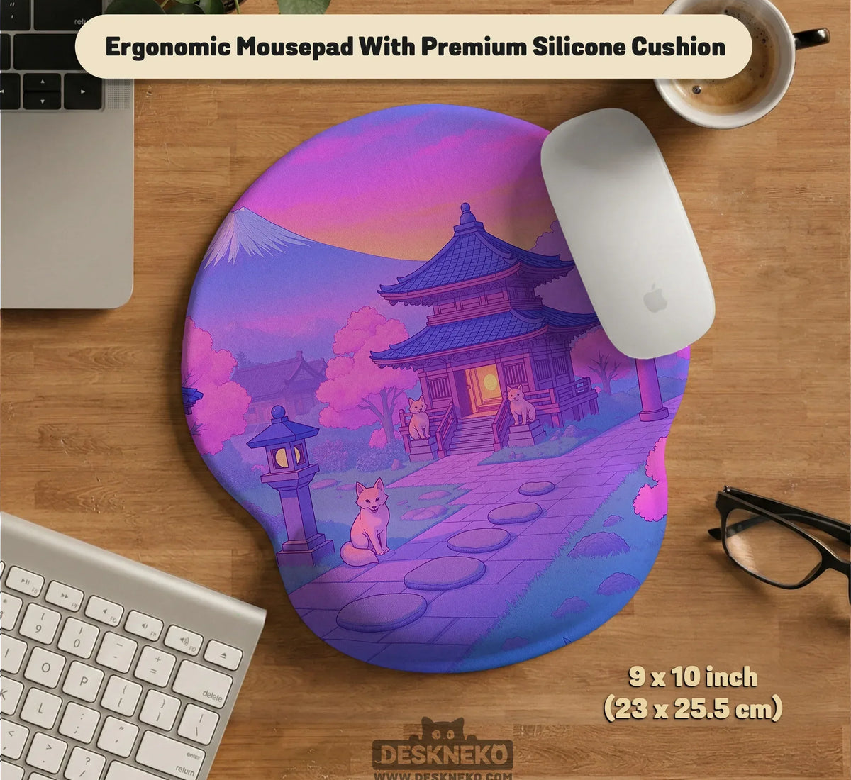 Pastel Sakura Anime Mousepad - Deskneko