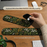 Dark Botanical Desk Mat - Desk Mat - Deskneko - Desk Mats & Mousepads
