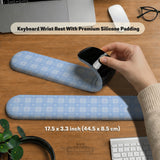 Blue Gingham Desk Mat - Desk Mat - Deskneko - Desk Mats & Mousepads
