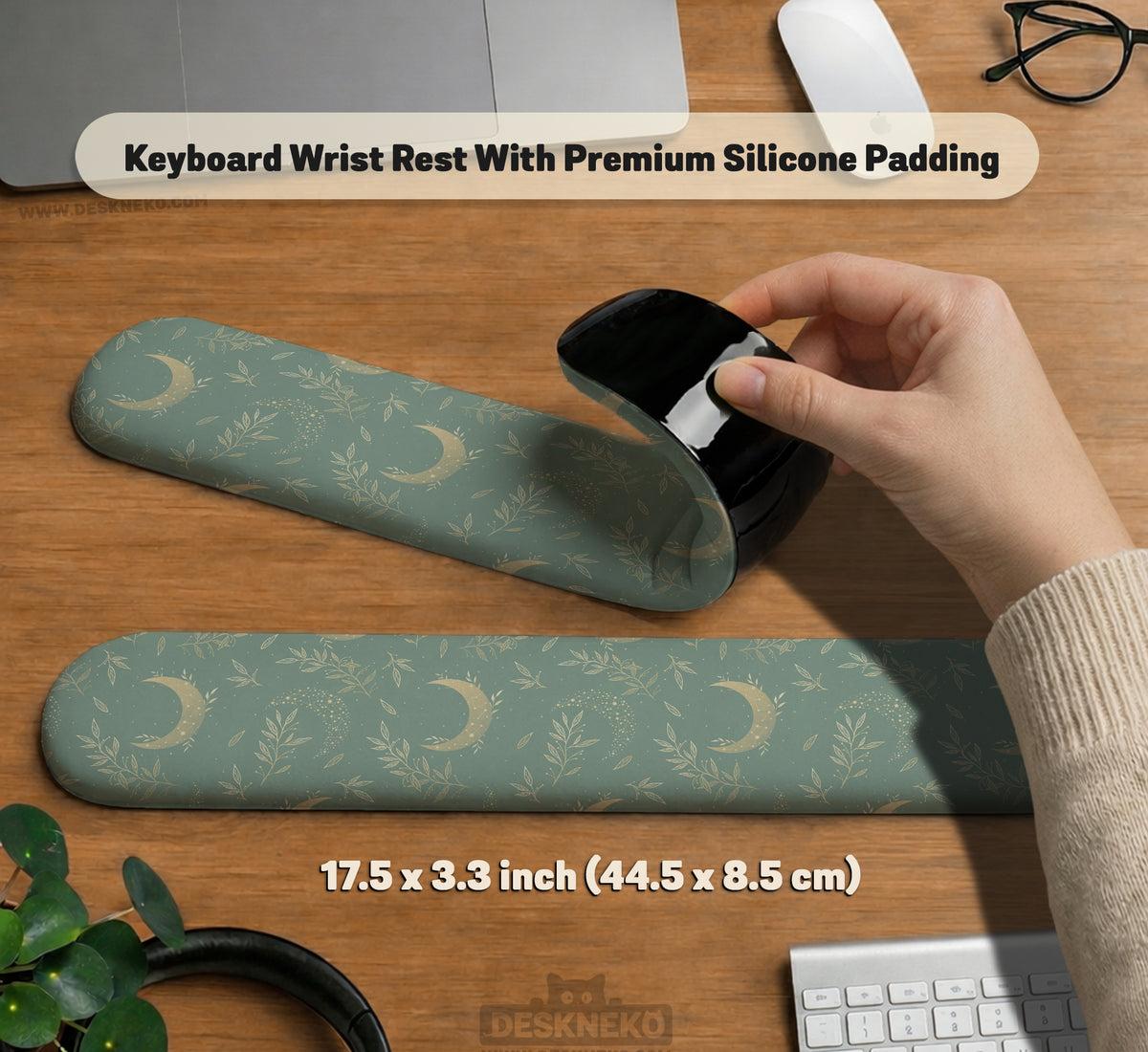 Celestial Moon Desk Mat - Desk Mat - Deskneko - Desk Mats & Mousepads